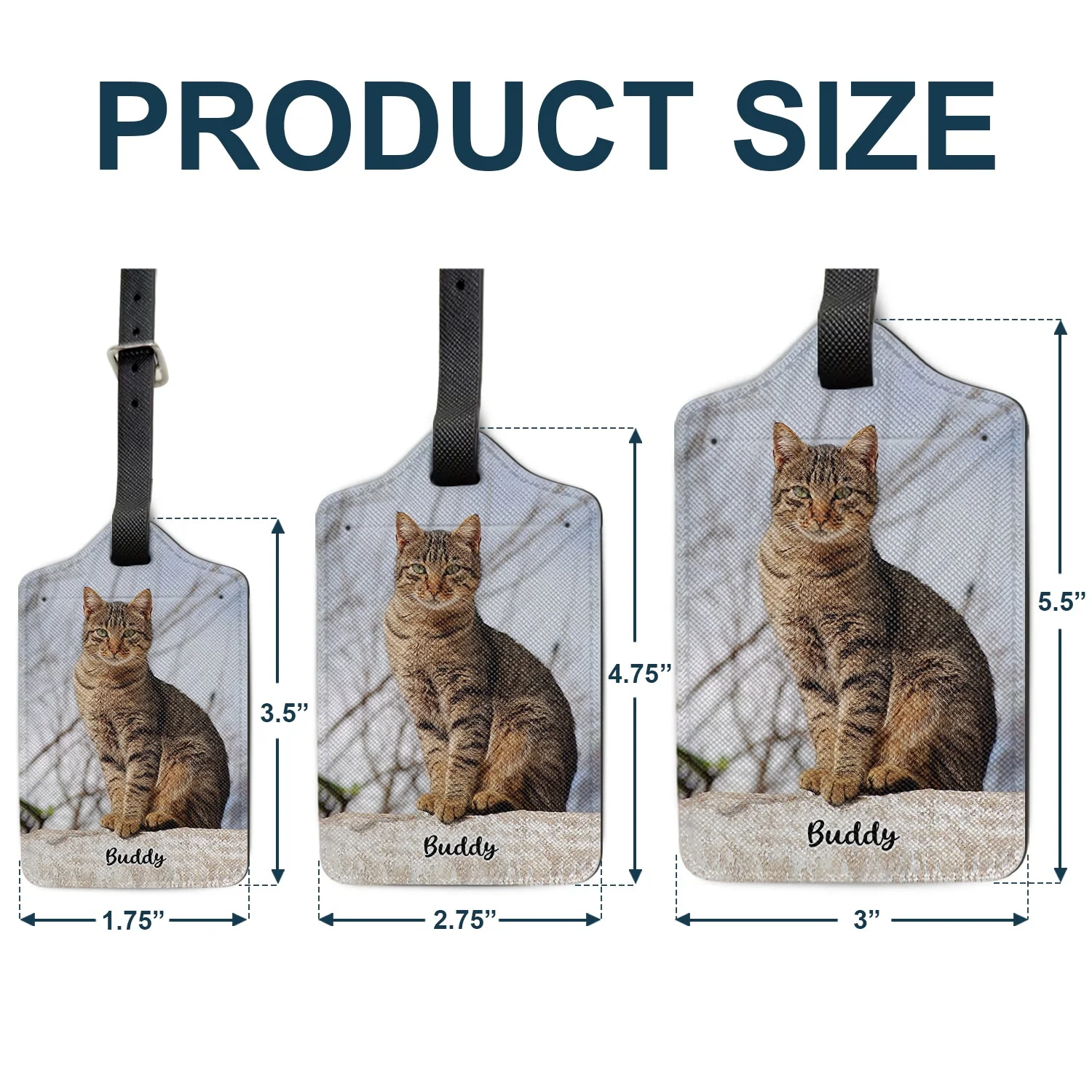 Custom Photo, Photo Tag - Gift For Traveling Lovers - Personalized Luggage Tag - Image 5