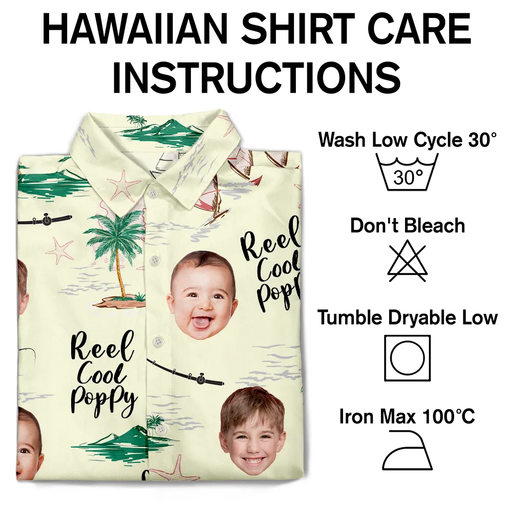 Custom Photo Reel Cool Papa - Personalized Hawaiian Shirt - Image 8