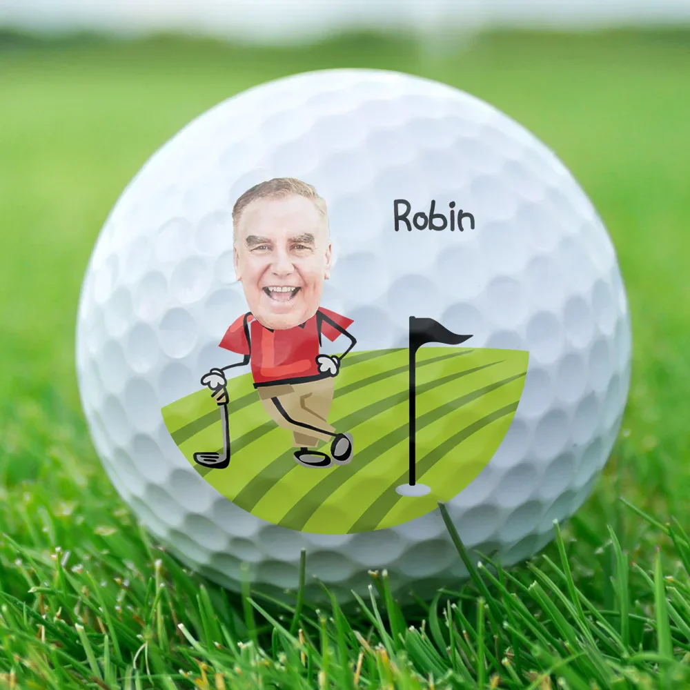 Custom Photo Retirement Is In Full Swing - Personalized Golf Ball - Image 3