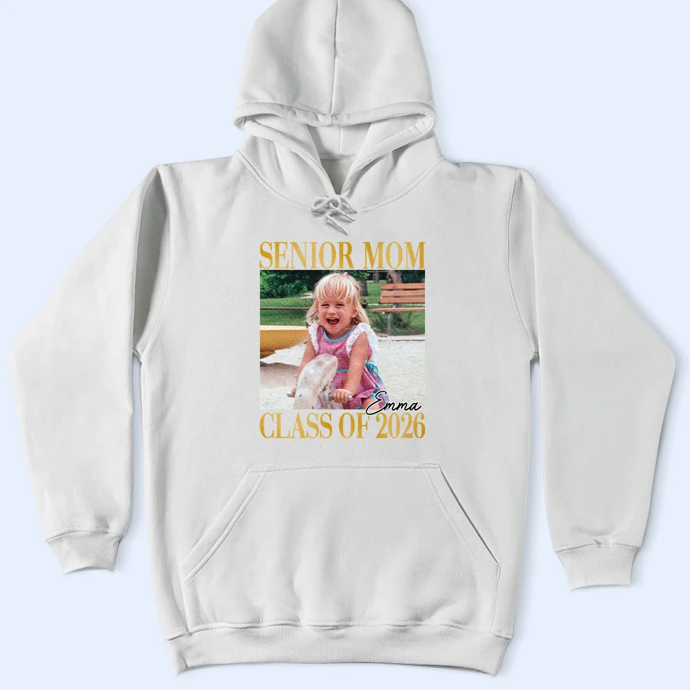 Custom Photo Senior Mom Graduation - Personalized T Shirt - Image 4