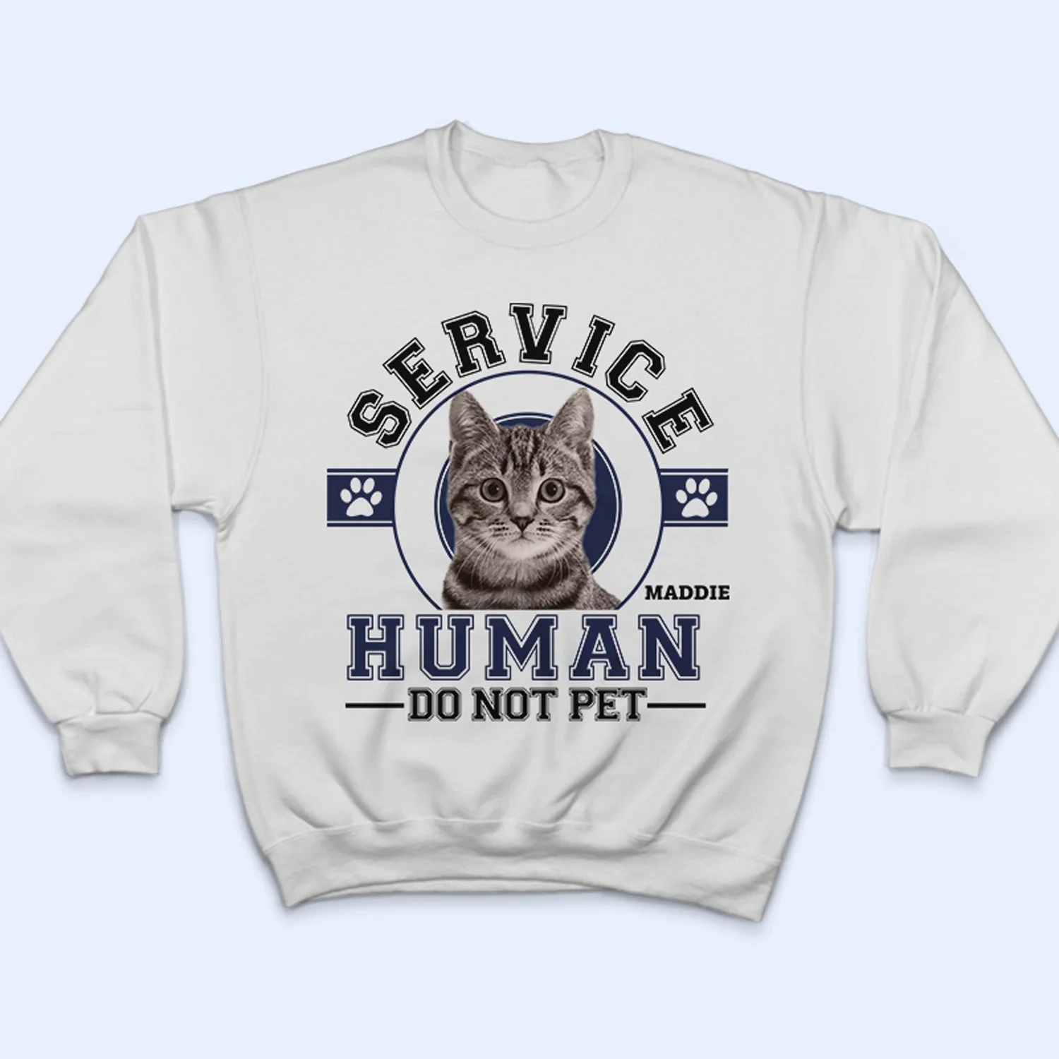 Custom Photo Service Human - Gift For Dog Lovers, Cat Lovers - Personalized Sweatshirt - Image 5