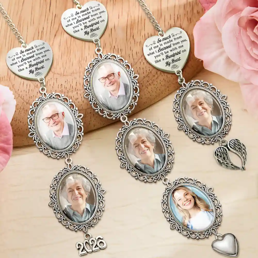 Custom Photo So Much Of Me Is Made - Personalized Graduation Tassel Charm - Image 2