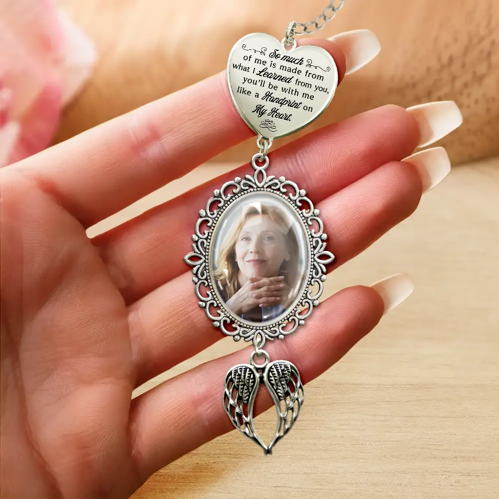 Custom Photo So Much Of Me Is Made - Personalized Graduation Tassel Charm - Image 4