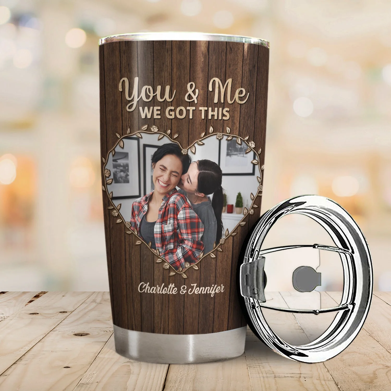 Custom Photo The Day I Met You - Anniversary Gift For Couples - Personalized Tumbler - Image 2