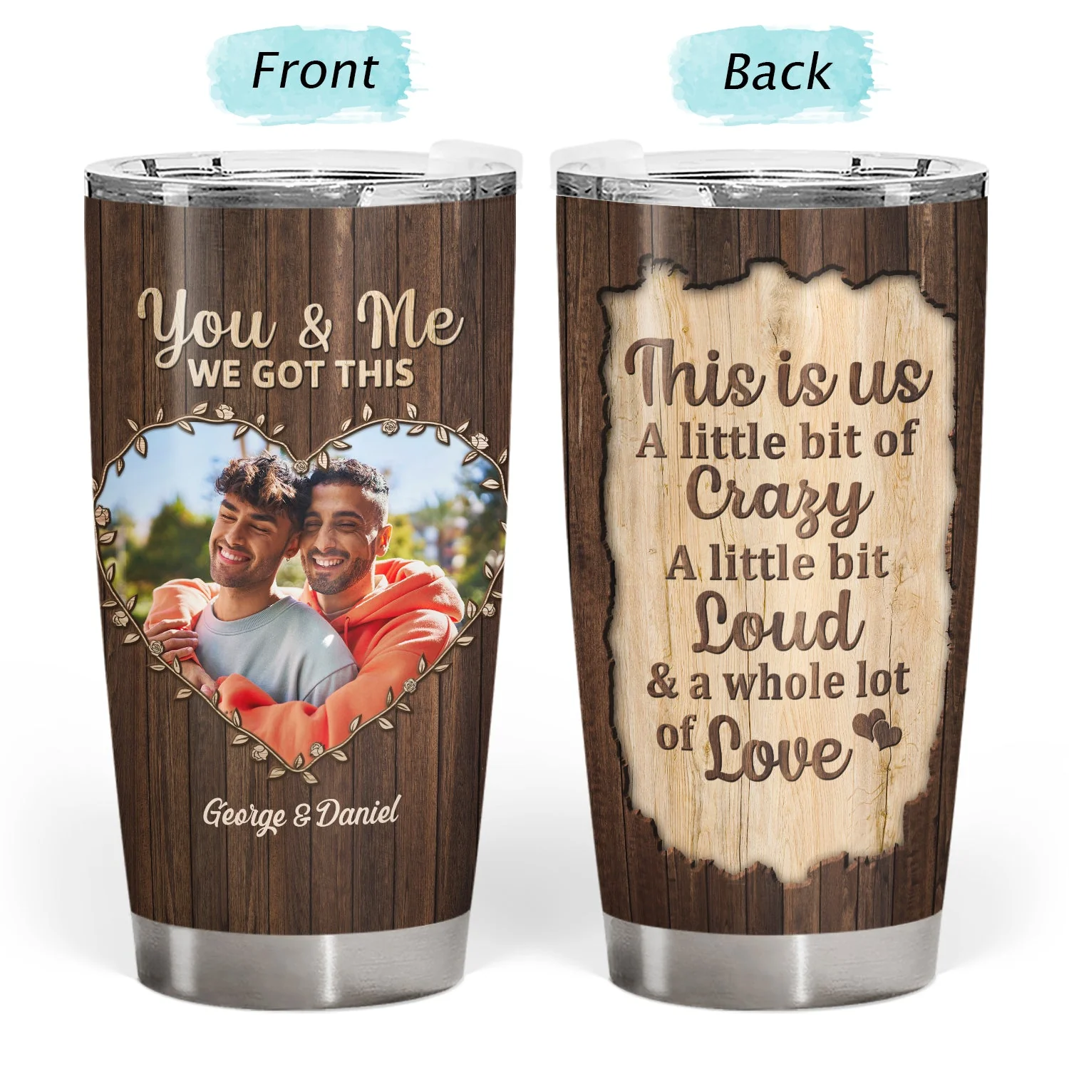 Custom Photo The Day I Met You - Anniversary Gift For Couples - Personalized Tumbler - Image 3