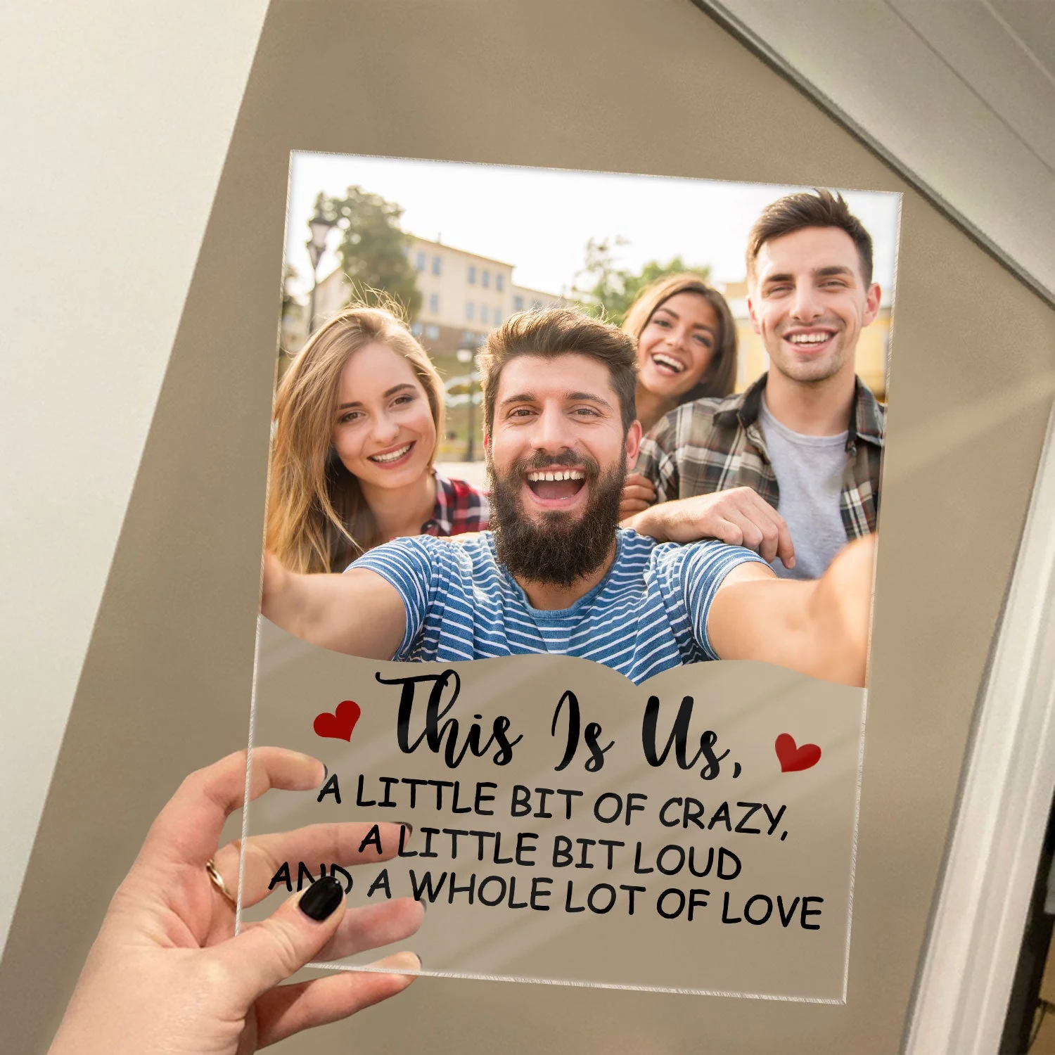 Custom Photo The Greatest Gift Our Parents Gave Us - Gift For Sisters, Brothers, Siblings - Personalized Vertical Rectangle Acrylic Plaque - Image 4