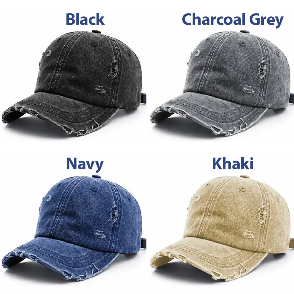 Custom Photo The Grill Master For Him Dad Grandpa - Personalized Distressed Cap - Image 8
