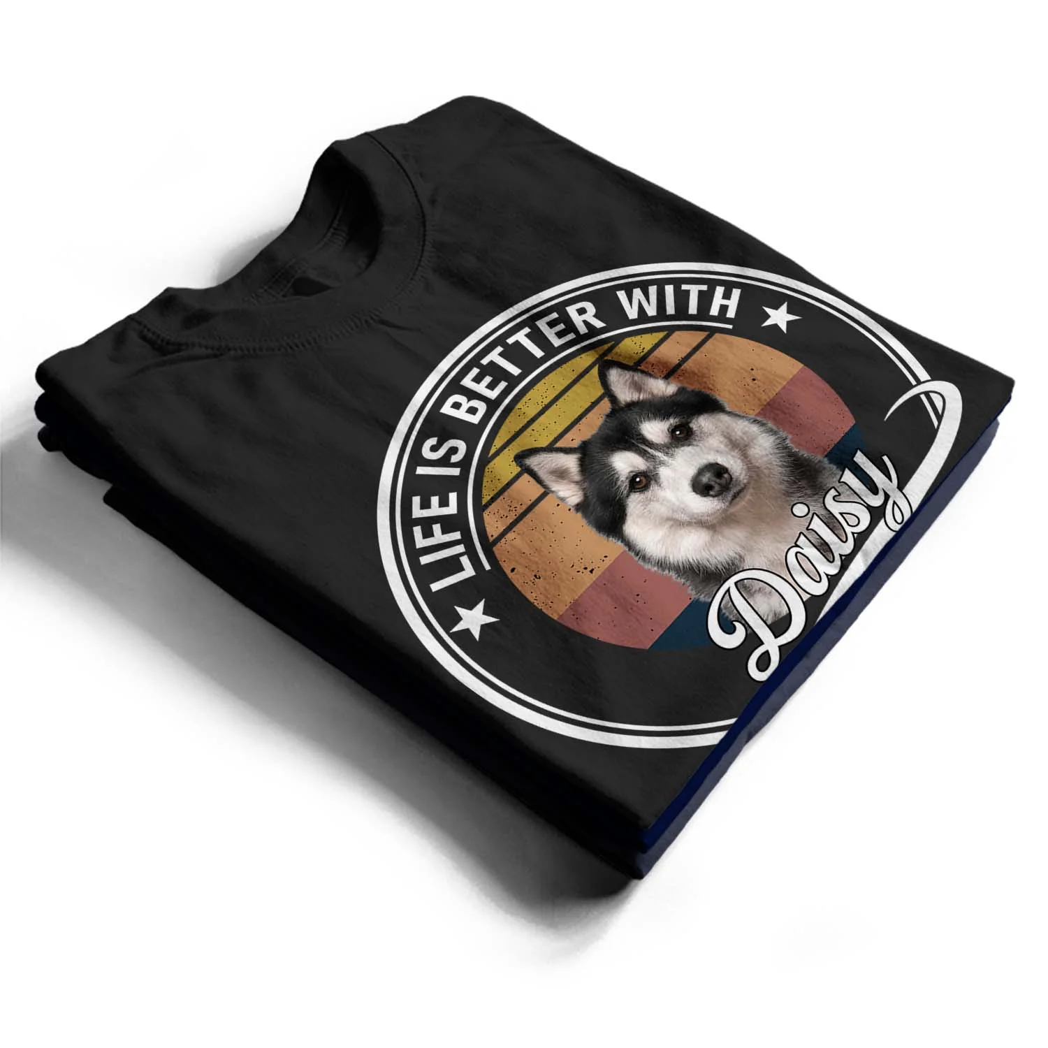Custom Photo This Human Belongs To Dog - Gift For Dog Lovers - Personalized Custom T Shirt - Image 3