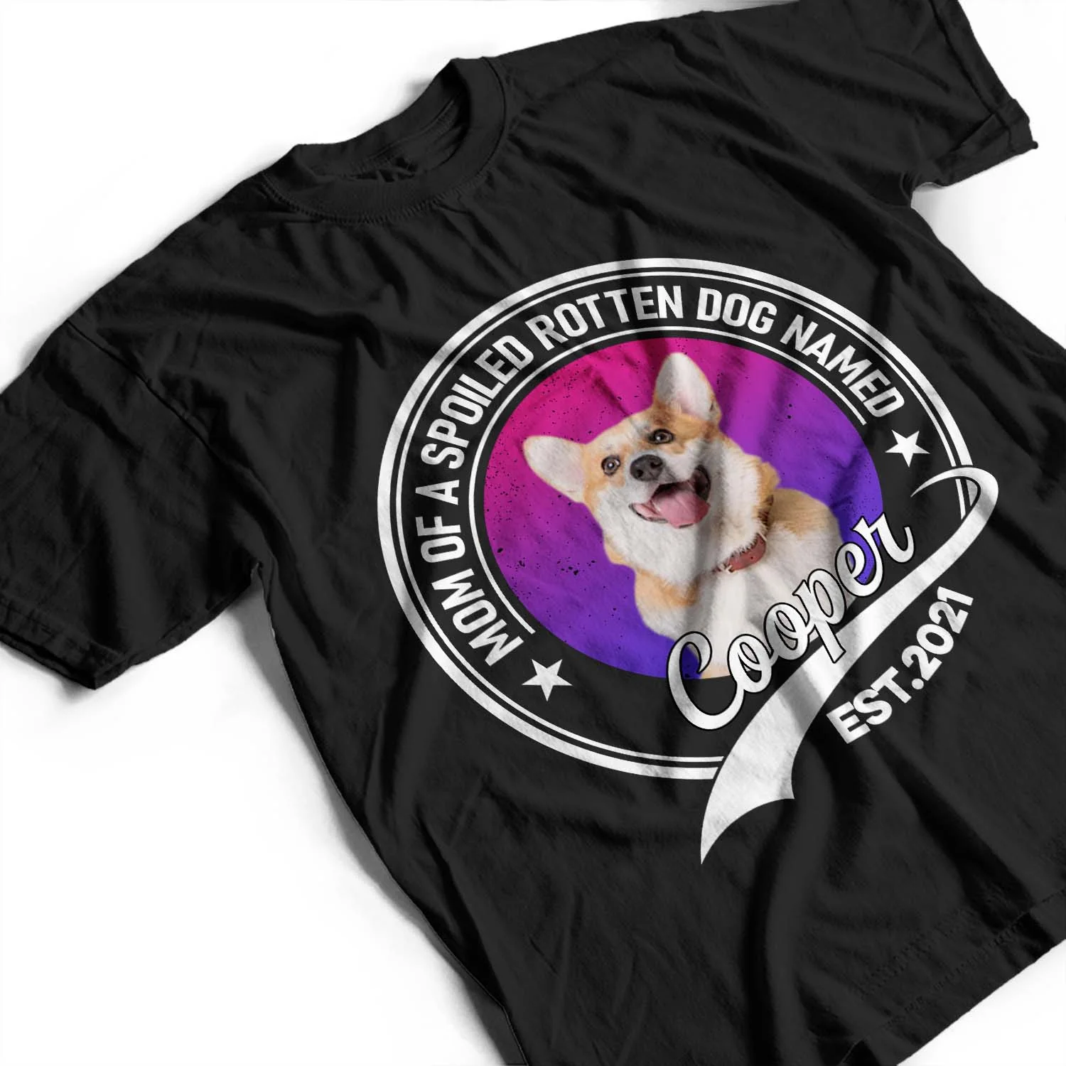 Custom Photo This Human Belongs To Dog - Gift For Dog Lovers - Personalized Custom T Shirt - Image 4