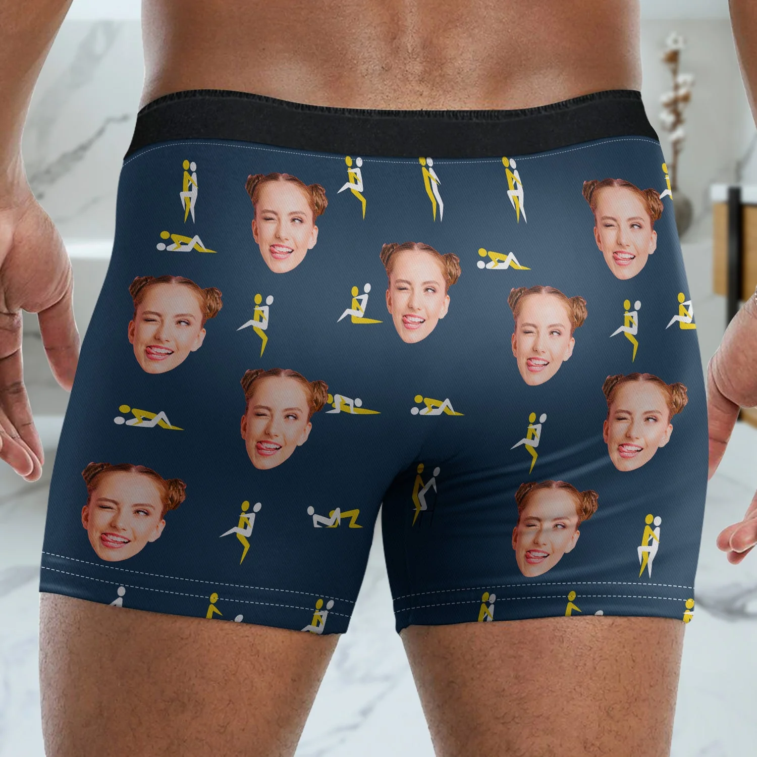 Custom Photo To Do List Wife Rest Repeat - Funny Gift For Husband, Boyfriend - Personalized Men's Boxer Briefs - Image 5