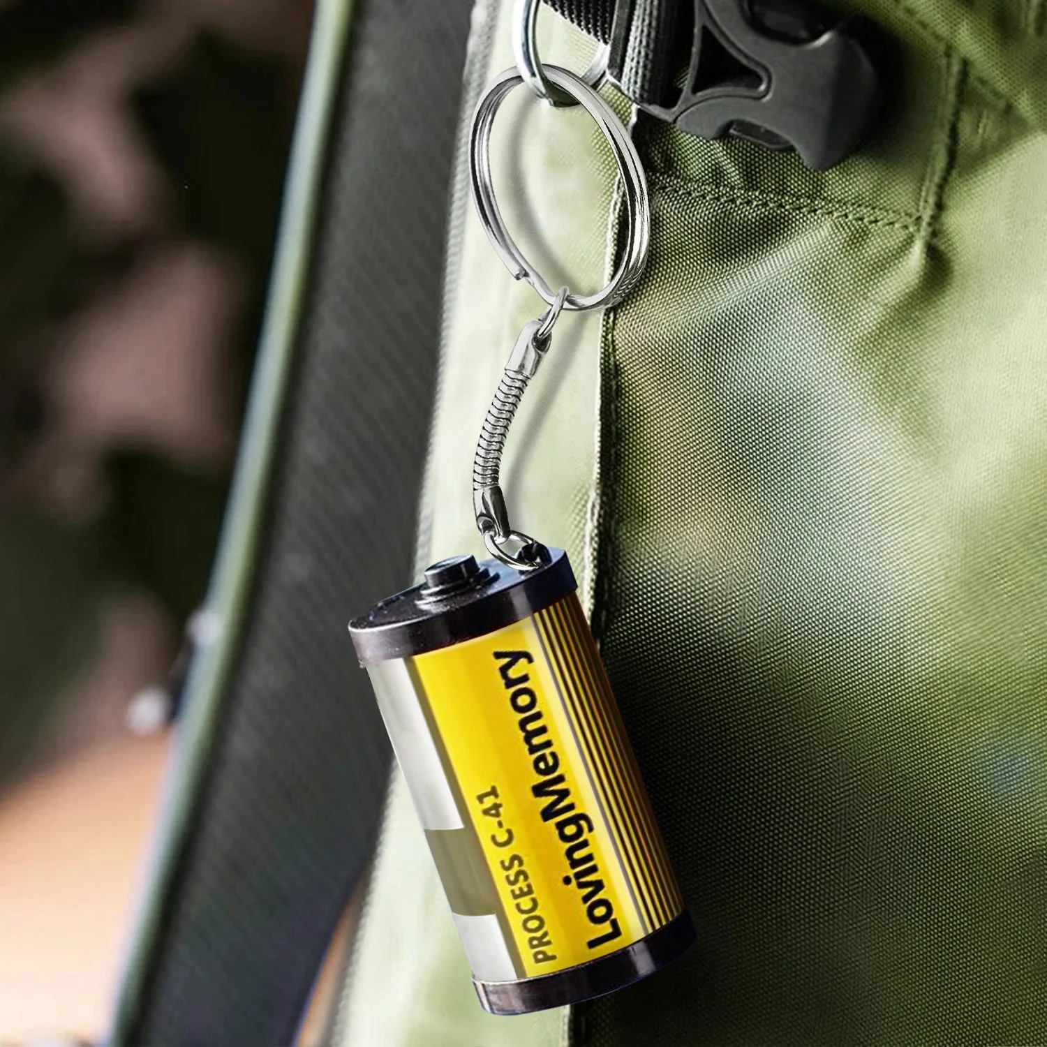 Custom Photo Together Since - Loving, Anniversary Gift For Couples, Husband, Wife - Personalized Film Roll Keychain - Image 4