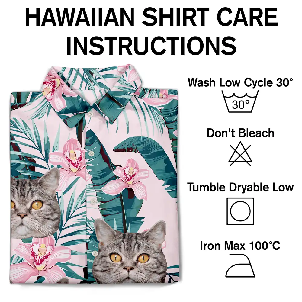 Custom Photo Tropical Vibes Pet Face - Personalized Hawaiian Shirt - Image 8