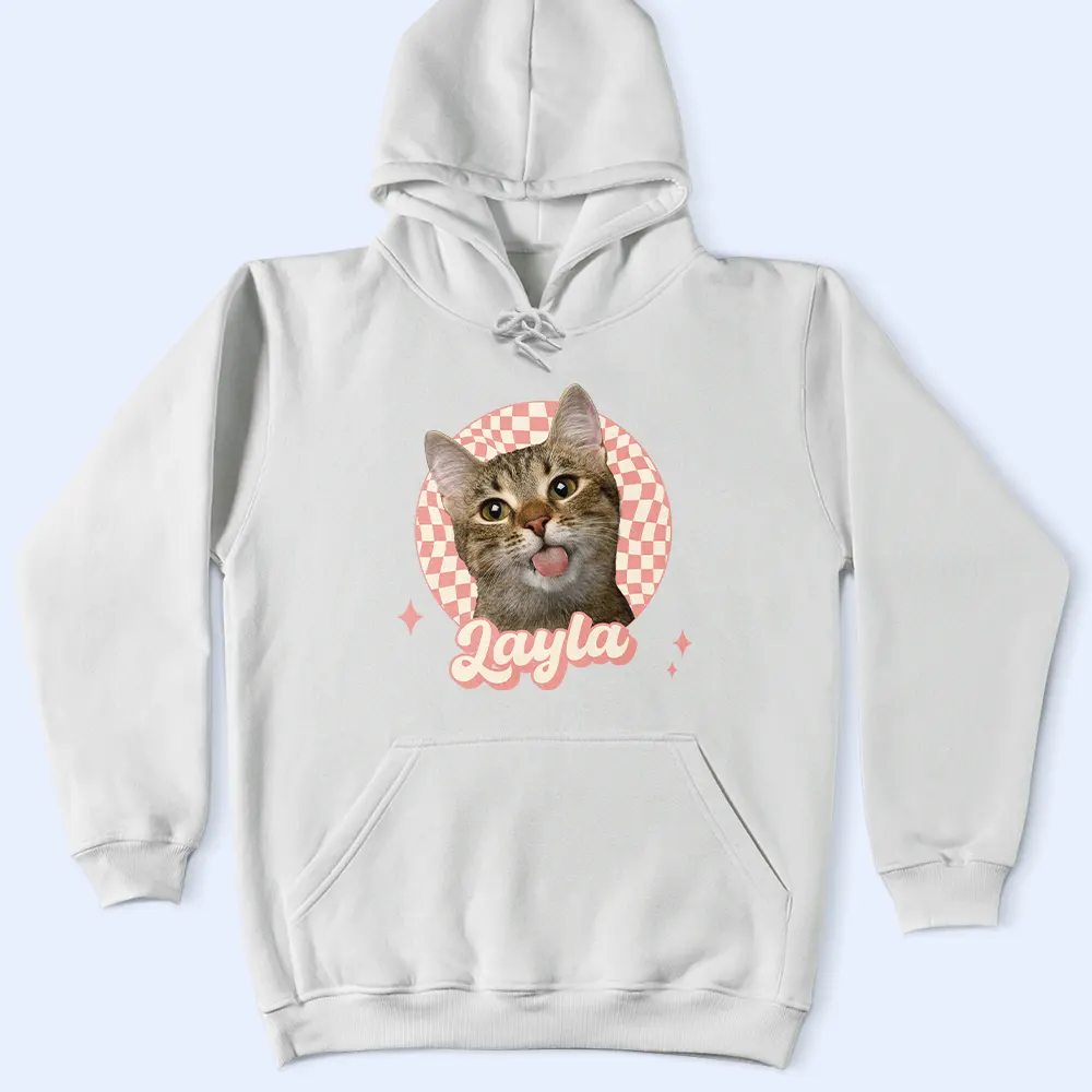 Custom Photo Vintage Dog Cat Pet - Personalized T Shirt - Image 5