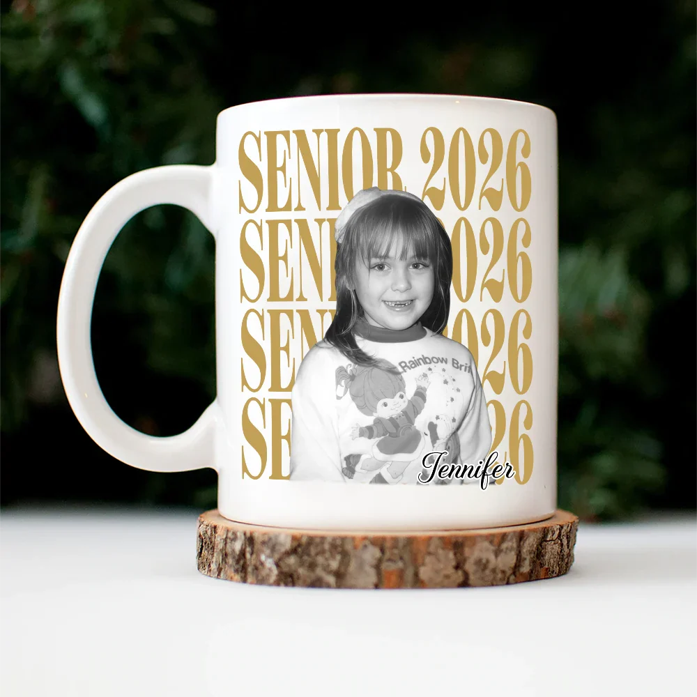 Custom Photo Vintage Senior Family - Personalized Mug - Image 5