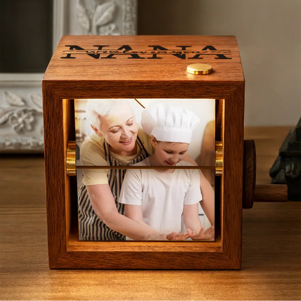 Custom Photo We Love You Mom Grandma - Personalized Flipbook Frame Animation Machine - Image 2