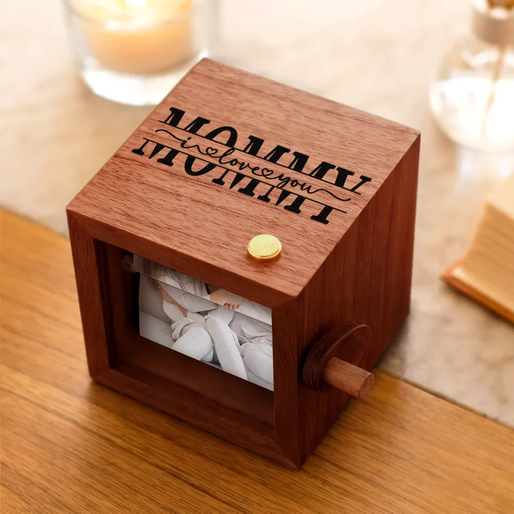 Custom Photo We Love You Mom Grandma - Personalized Flipbook Frame Animation Machine - Image 5