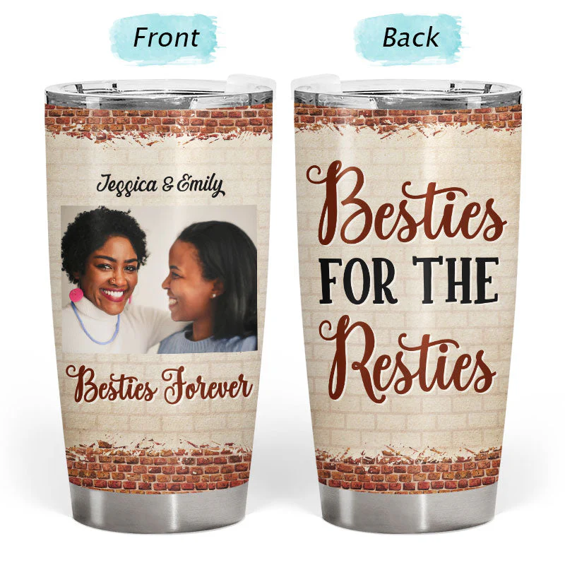 Custom Photo We're Not Sugar And Spice And Everything Nice We're Sage And Hood Best Friends - Bestie BFF Gift - Personalized Custom Tumbler - Image 3