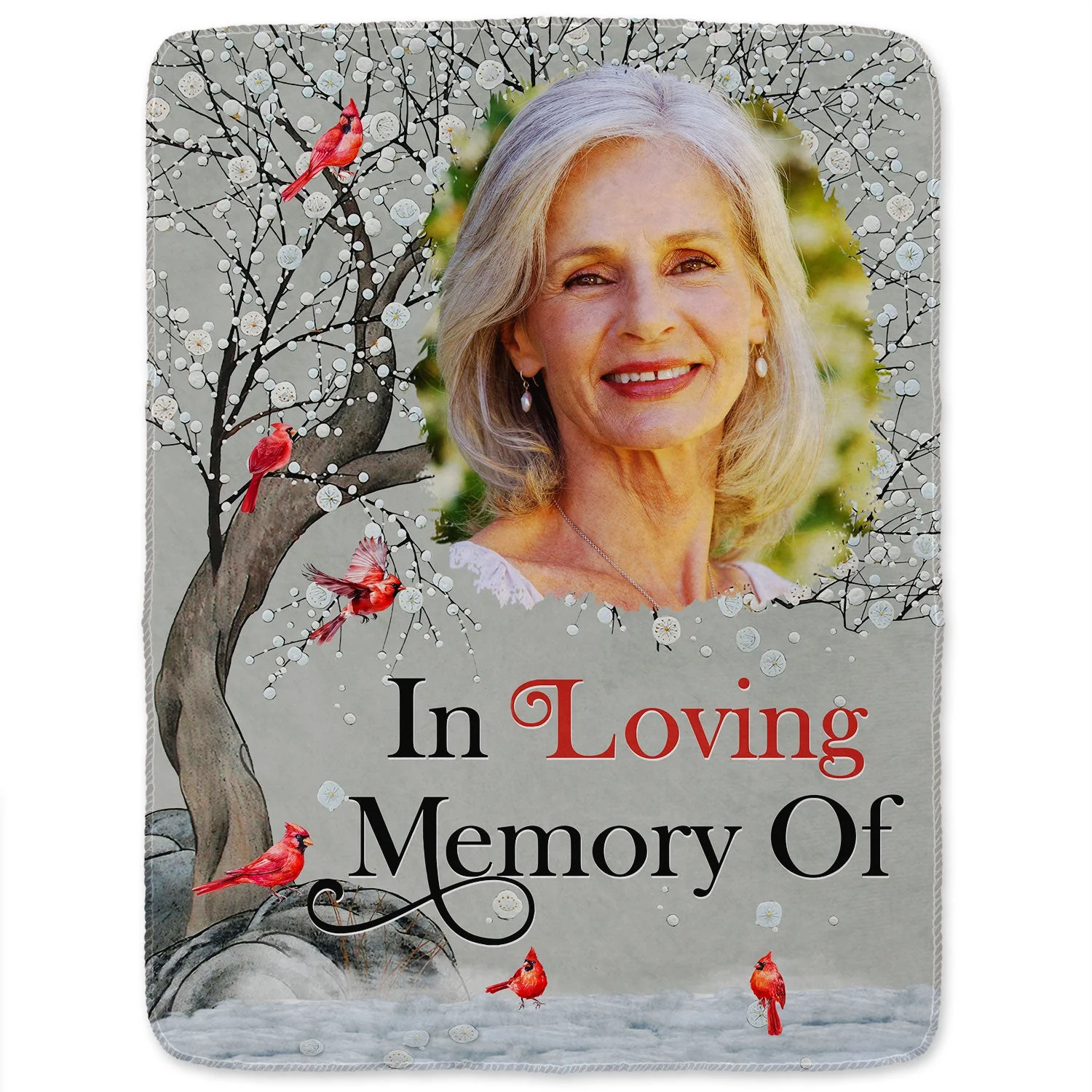 Custom Photo When You Miss Me - Loving, Memorial Gift For Family, Siblings, Friends - Personalized Fleece Blanket - Image 2