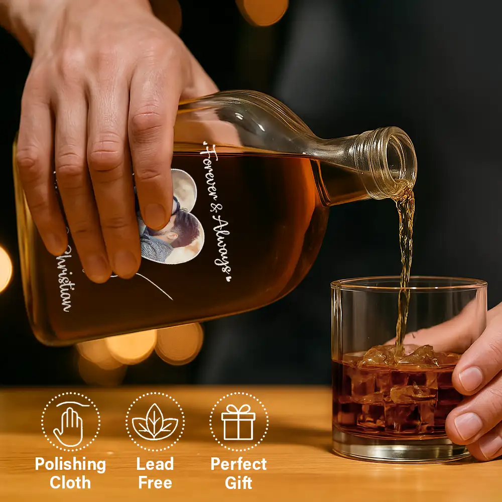 Custom Photo You And Me We Got This - Personalized Whiskey Bottle - Image 6