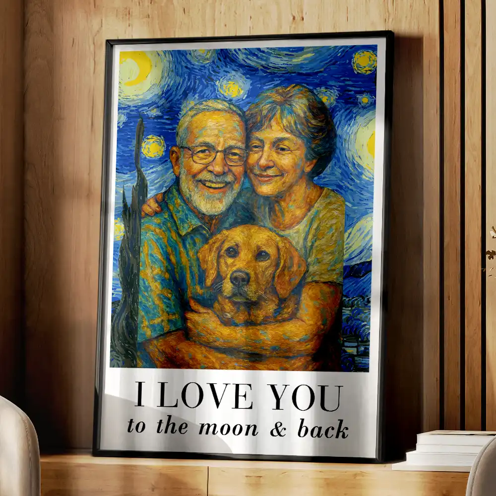 Custom Photo You And Me We Got This Under Starry Night - Personalized Poster - Image 5