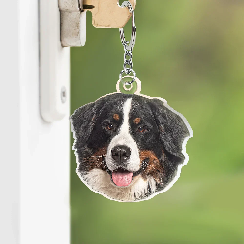 Custom Photo You Are My Sunshine - Personalized Cutout Acrylic Keychain - Image 4