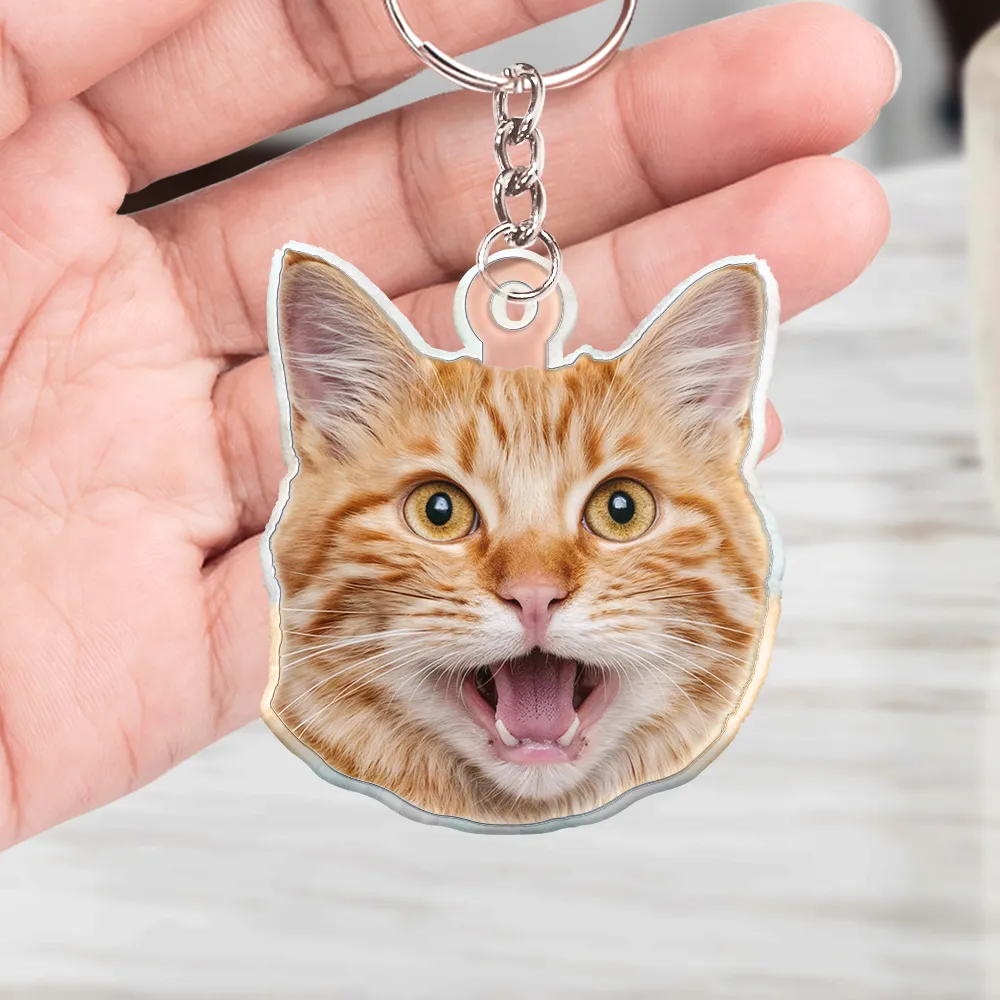 Custom Photo You Are My Sunshine - Personalized Cutout Acrylic Keychain - Image 5