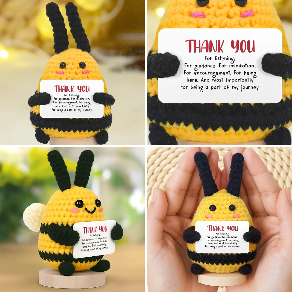 Custom Photo You Are My Sunshine - Personalized Doll Crochet With Custom Card - Image 3