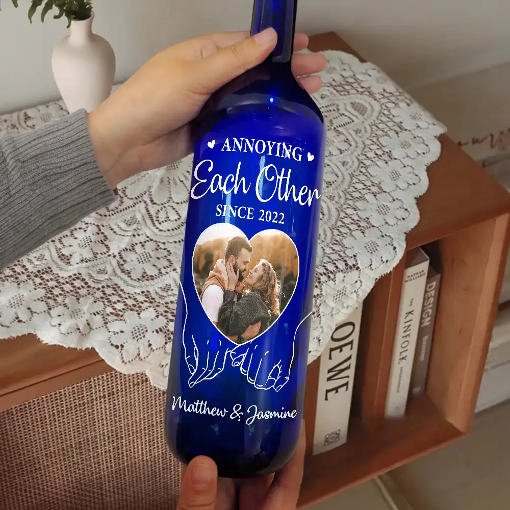 Custom Photo You & Me We Got This - Personalized Bottle Light - Image 2