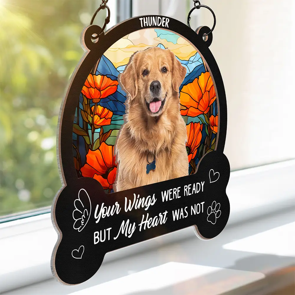 Custom Photo You Were My Favorite Hello - Personalized Window Hanging Suncatcher Ornament - Image 4