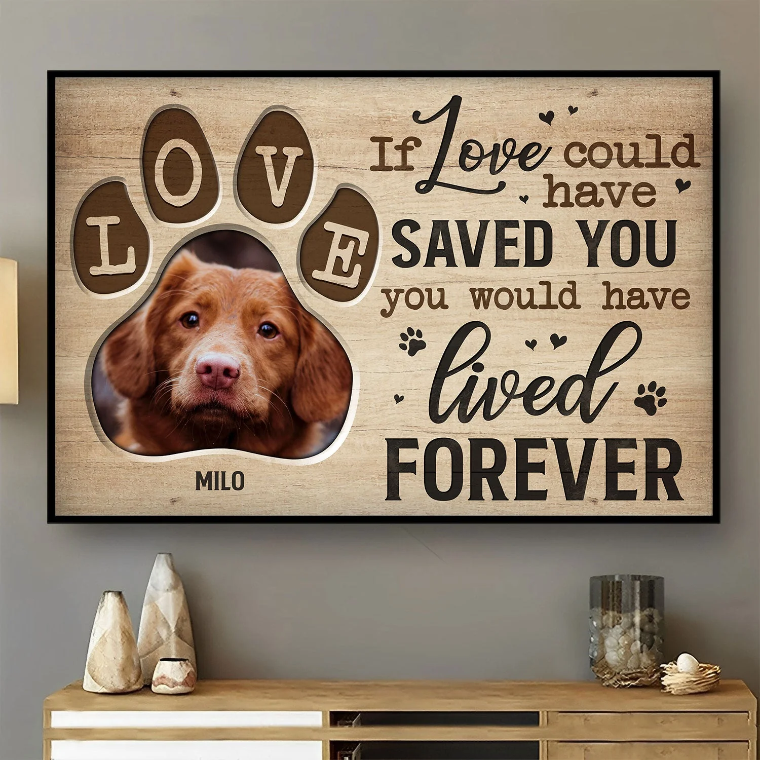 Custom Photo You Would Have Lived Forever - Gift For Pet Lovers - Personalized Poster - Image 2