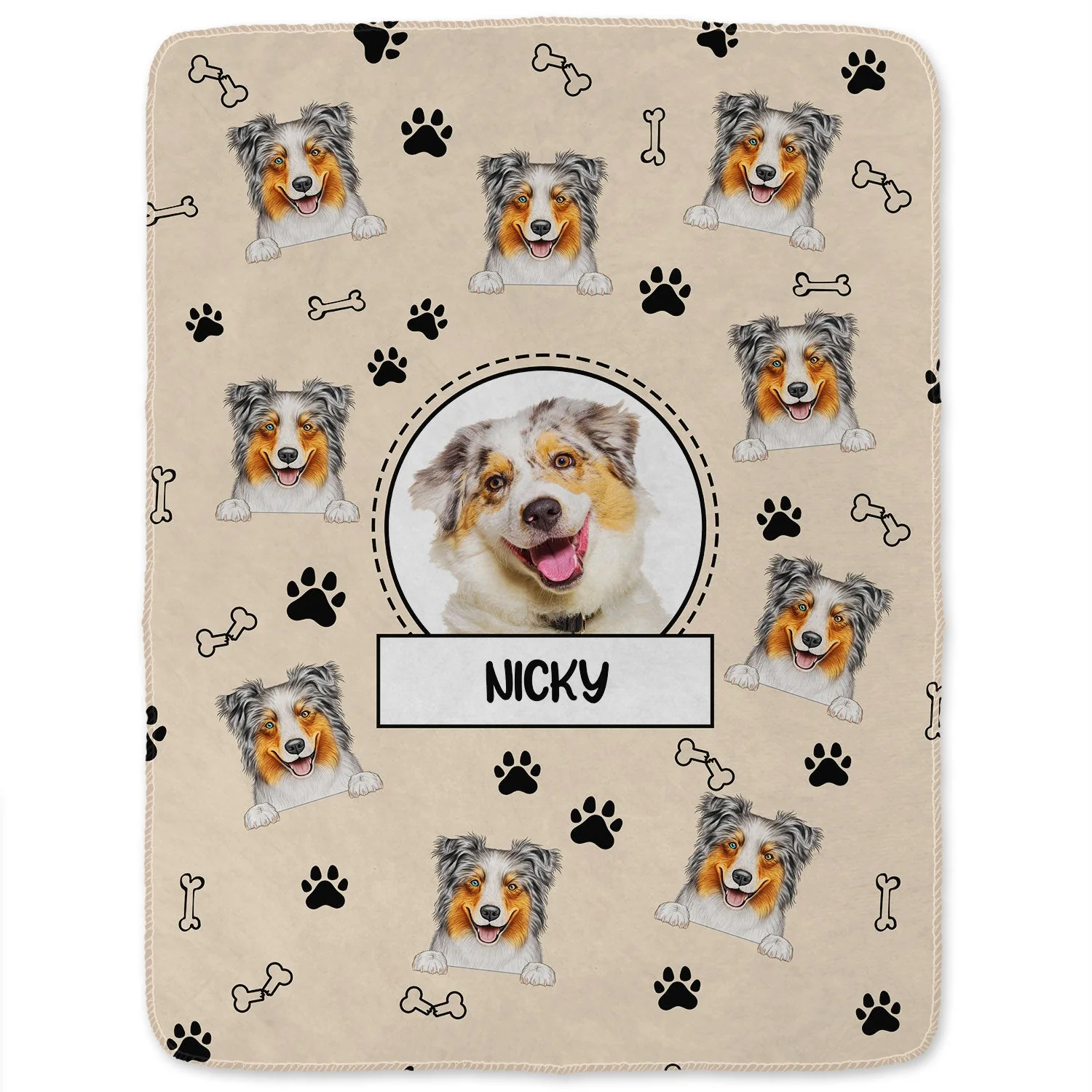 Custom Photo Your Dog Cat - Gift For Pet Lovers - Personalized Fleece Blanket - Image 2