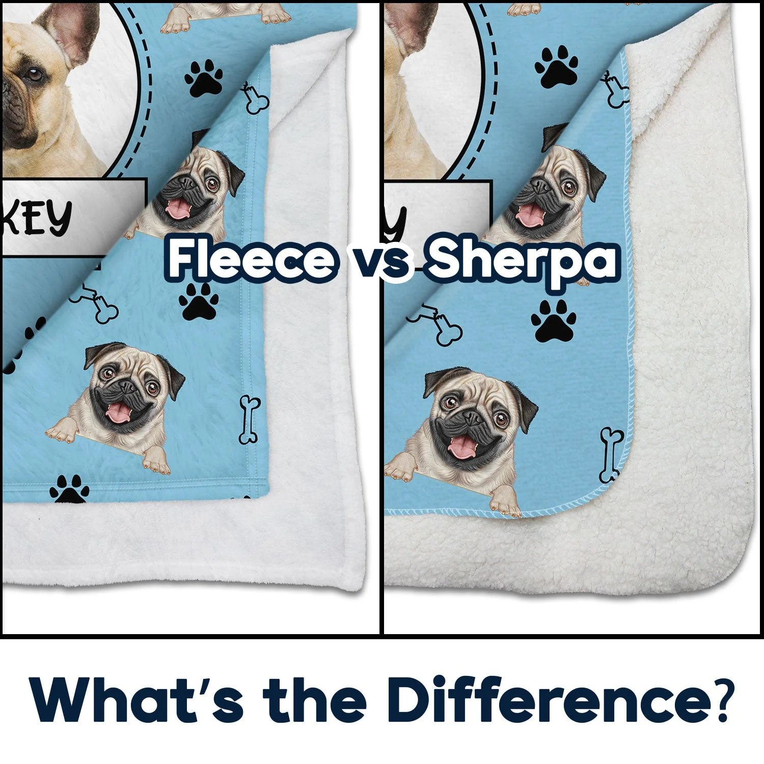 Custom Photo Your Dog Cat - Gift For Pet Lovers - Personalized Fleece Blanket - Image 5