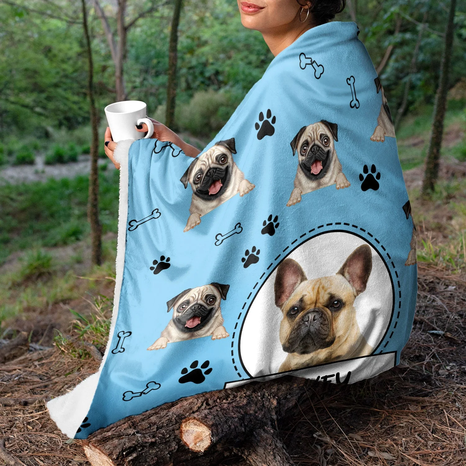 Custom Photo Your Dog Cat - Gift For Pet Lovers - Personalized Fleece Blanket - Image 7