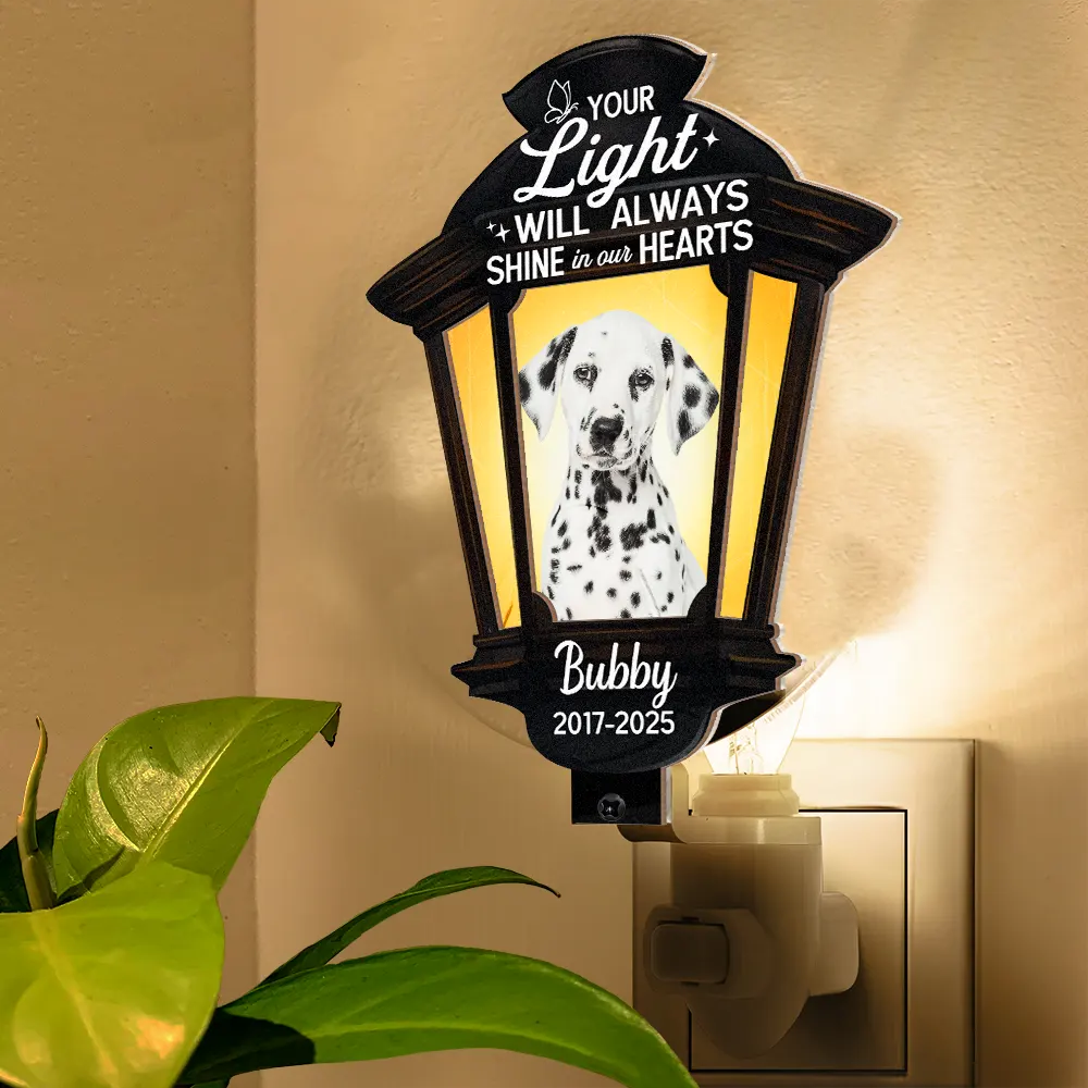 Custom Photo Your Light Will Always Shine - Personalized Plug-in Night Light - Image 6