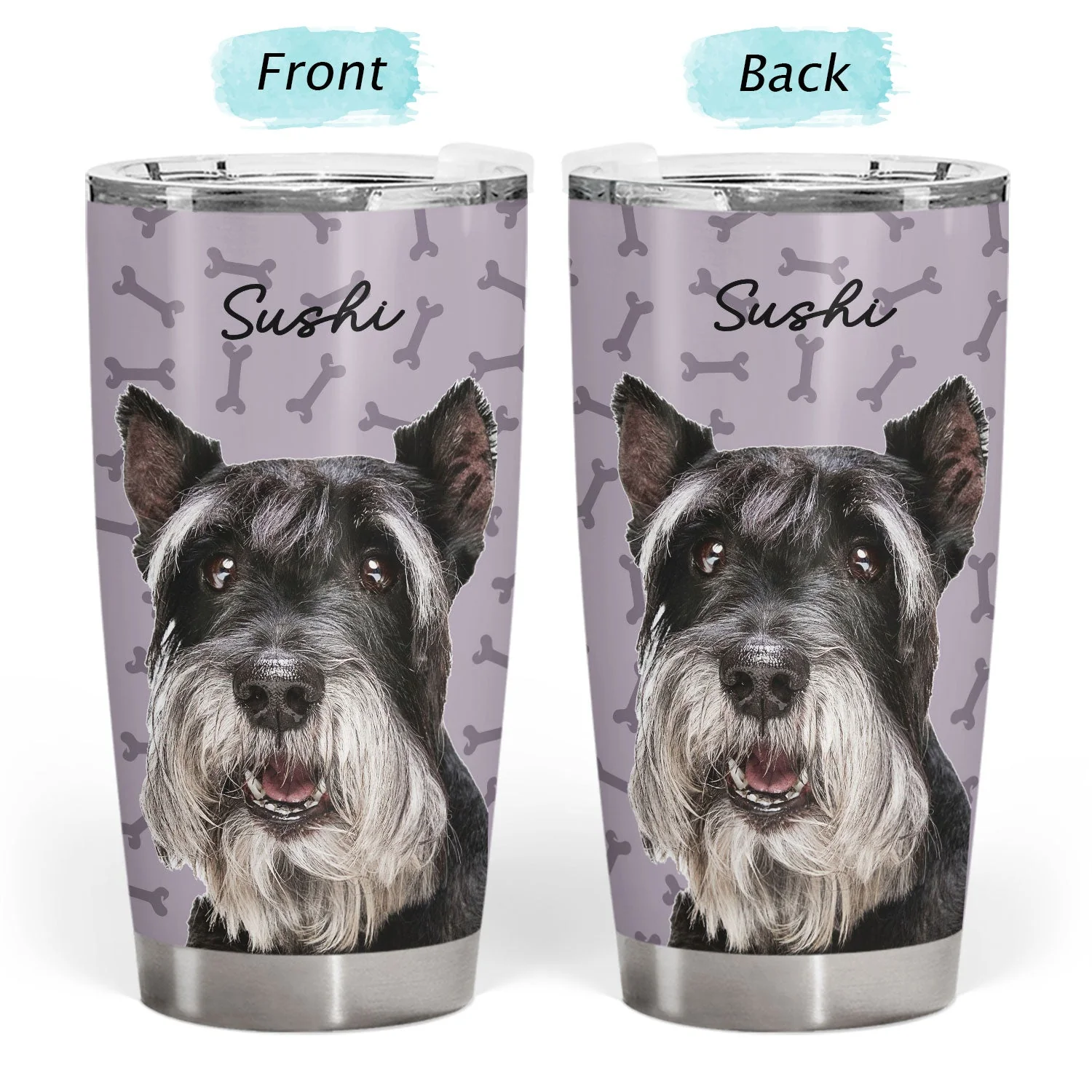 Custom Photo Your Pet - Gift For Dog Lovers, Cat Lovers - Personalized Tumbler - Image 4