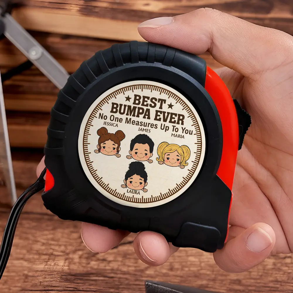 Dad No One Measures Up To You - Personalized Tape Measure - Image 3