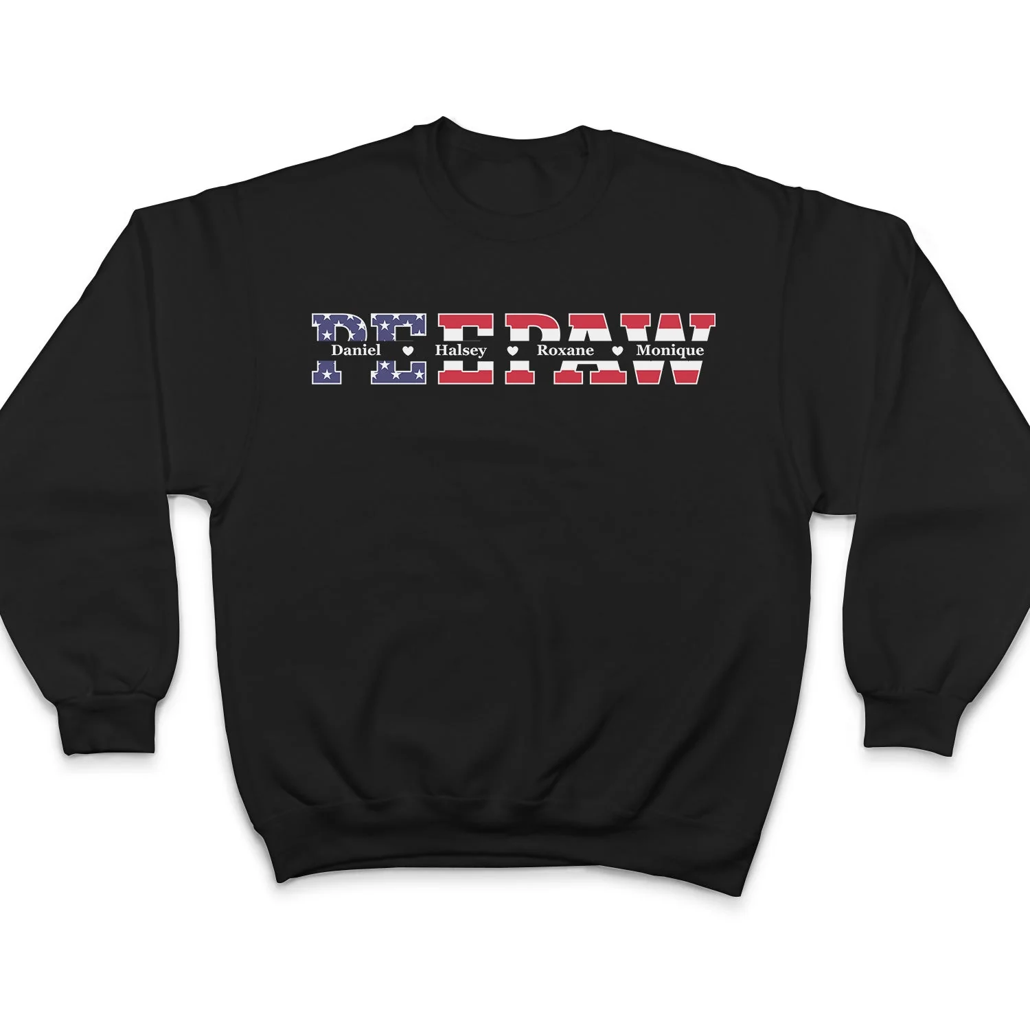 Dad, Papa, Daddy Stars And Stripes - Gift For Father, Grandpa - Personalized T Shirt - Image 5