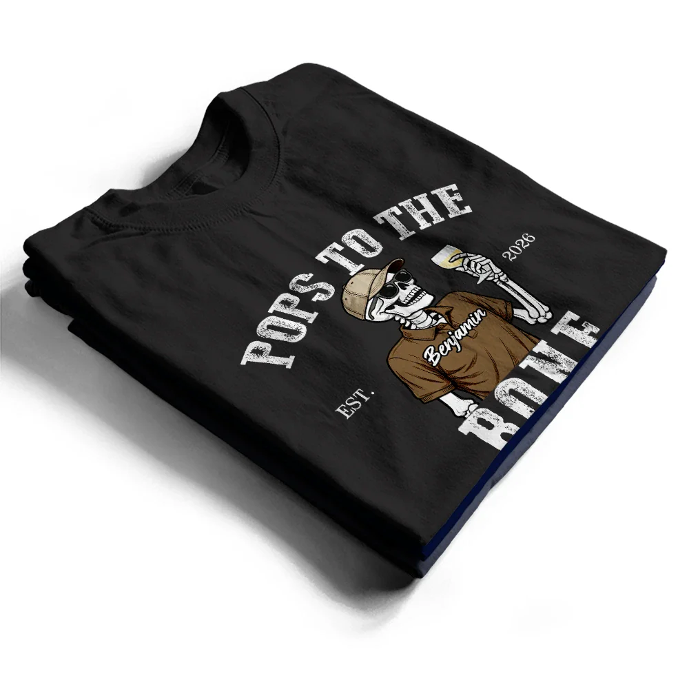 Dad To The Bone - Personalized T Shirt - Image 3