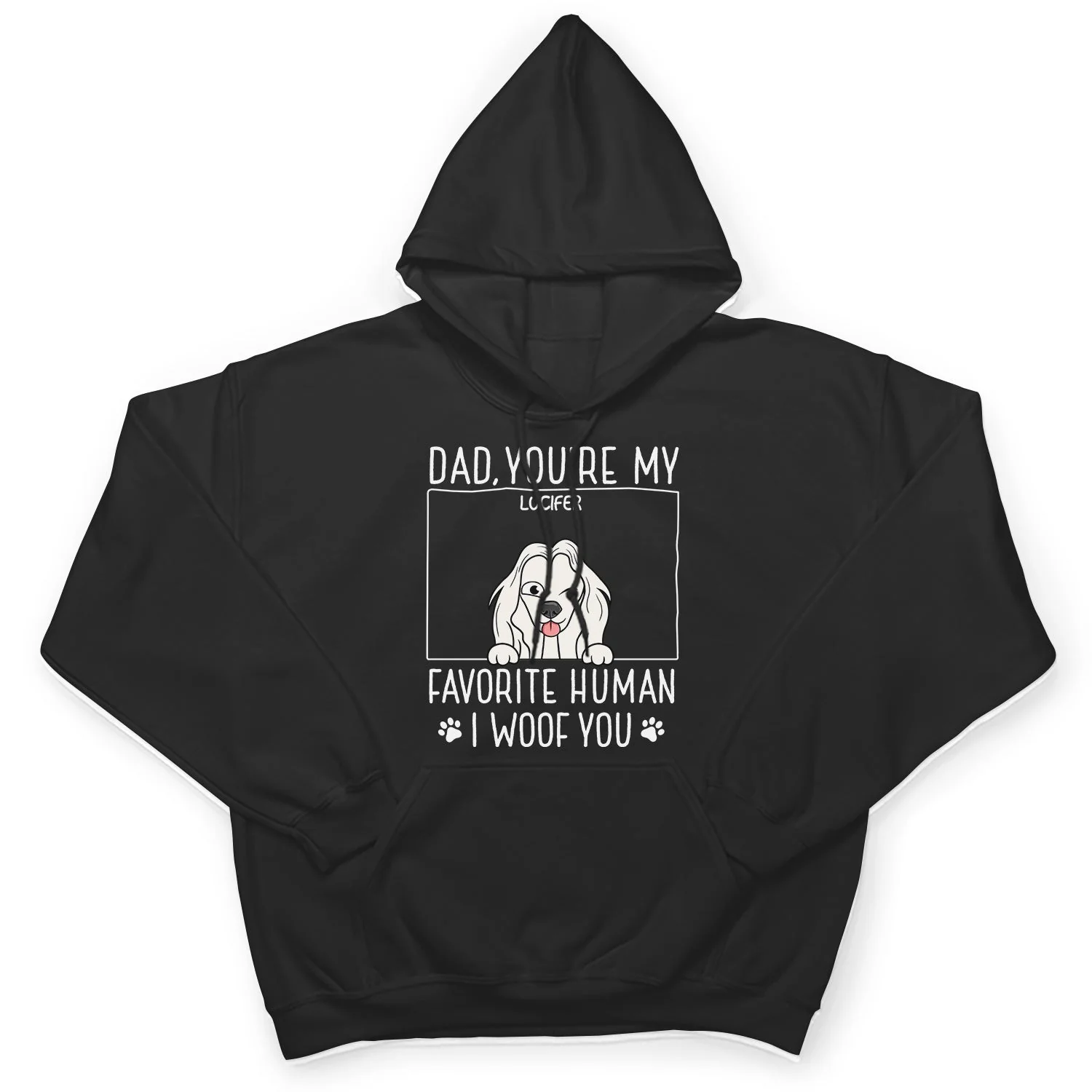 Dad You're My Favorite Human - Gift For Dog Dad, Pet Lovers - Personalized T Shirt - Image 4