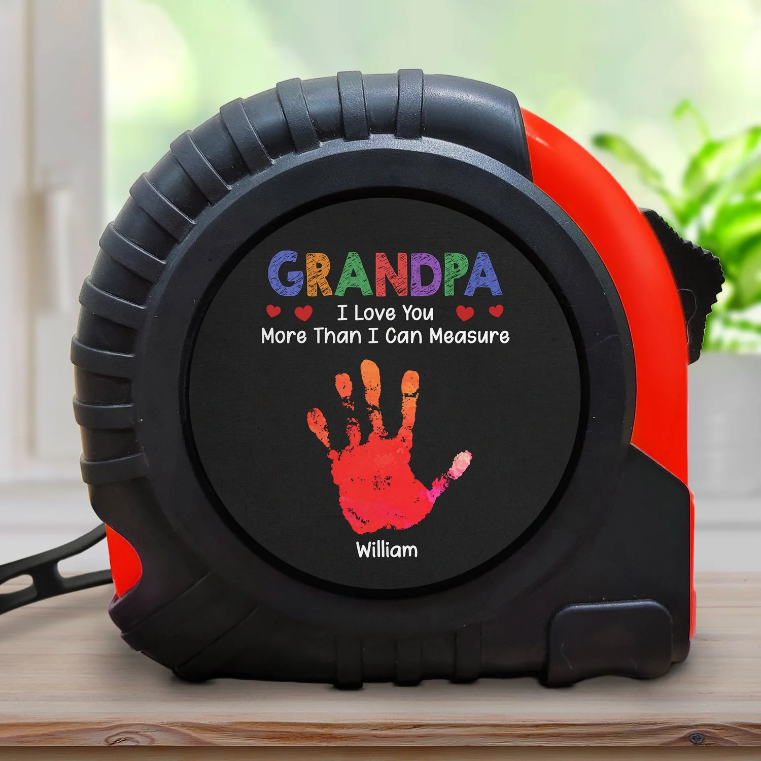 Daddy We Love You More Than We Can Measure - Personalized Tape Measure - Image 2