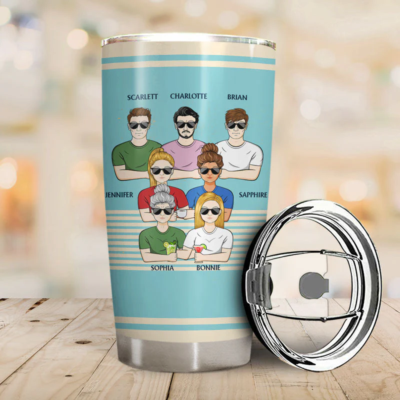 Dear Mom Great Job I'm Awesome Thank You Retro - Mother Gift - Personalized Custom Tumbler - Image 2