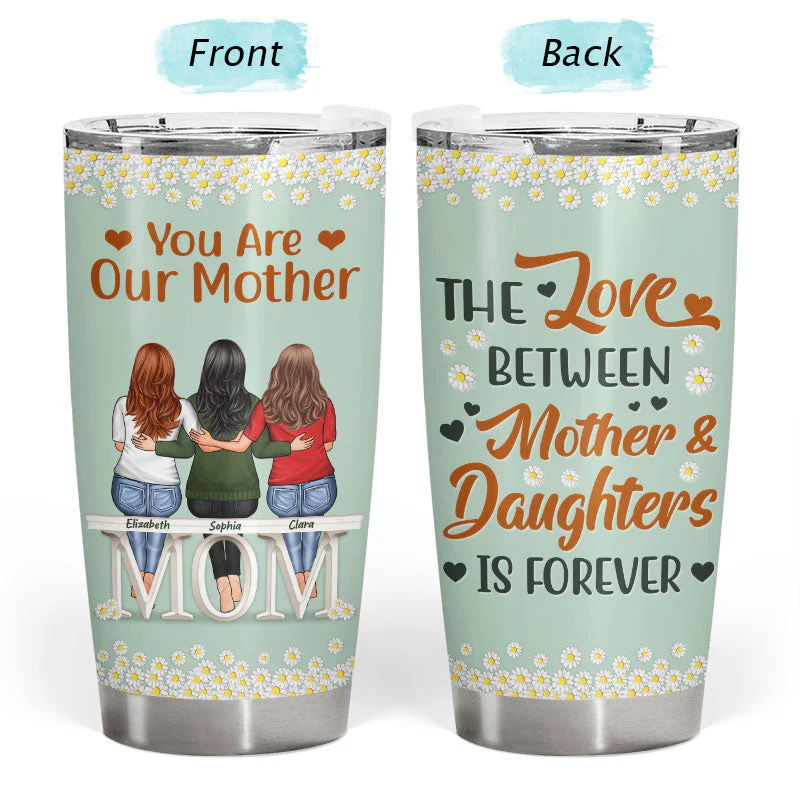 Dear Mom Thank You For Teaching Me How To Be Strong - Mother Gift - Personalized Custom Tumbler - Image 3