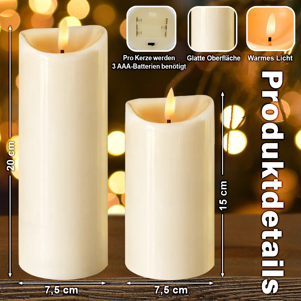 Die Verbindung Zwischen Uns Wird Immer Stark Sein - Personalisierte Flammenlose LED-Kerzen - Image 5