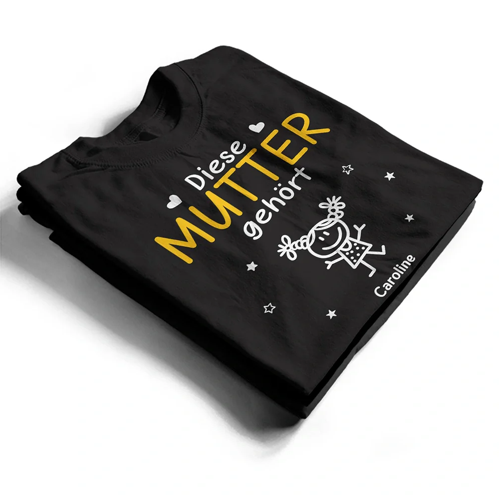 Dieser Großvater Diese Großmutter Dieser Vater Diese Mutter Gehört - Personalisiertes T Shirt - Image 2