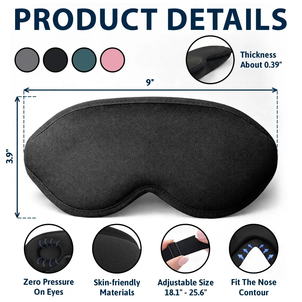 Do Not Disturb Funny Cat - Personalized 3D Sleep Mask - Image 6