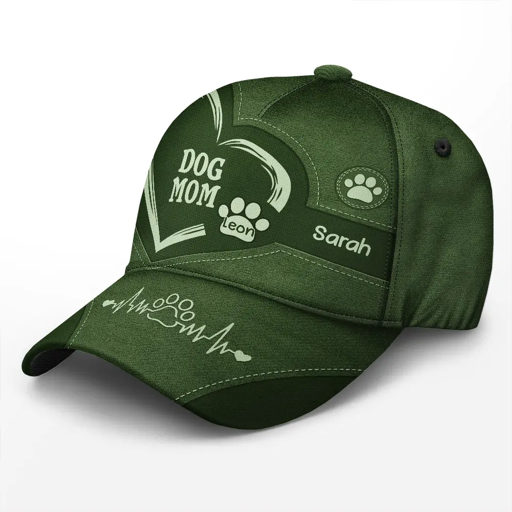Dog Cat Dad Mom - Personalized Classic Cap - Image 2