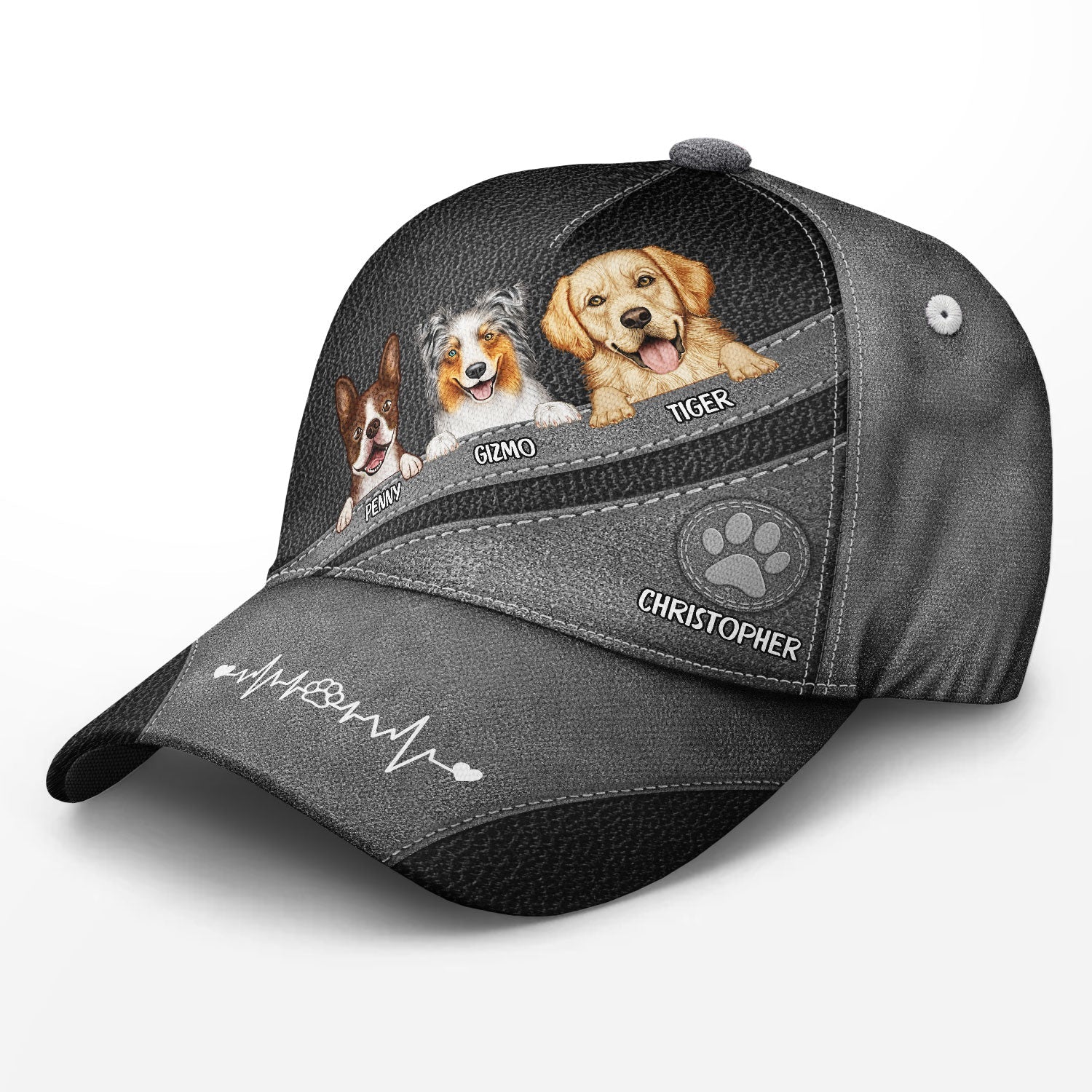 Dog Dad Dog Mom - Personalized Classic Cap - Image 2