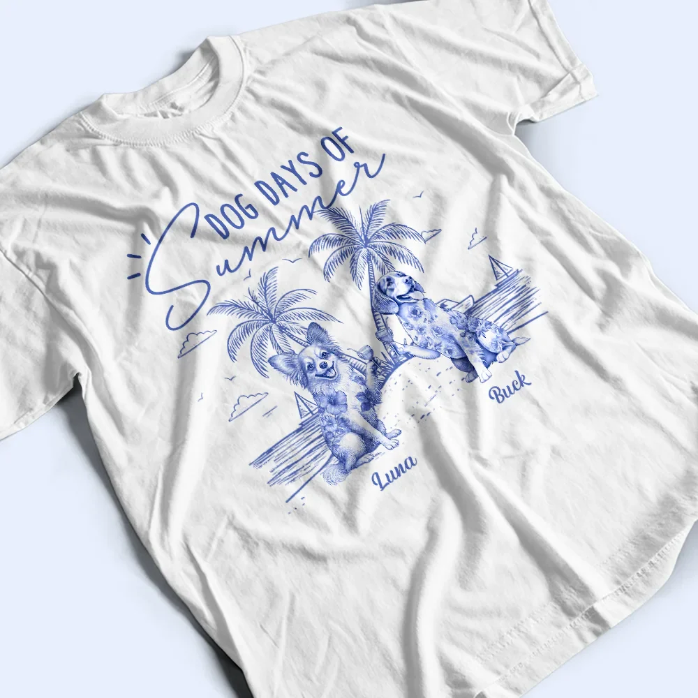 Dog Days Of Summer - Personalized T Shirt - Image 3
