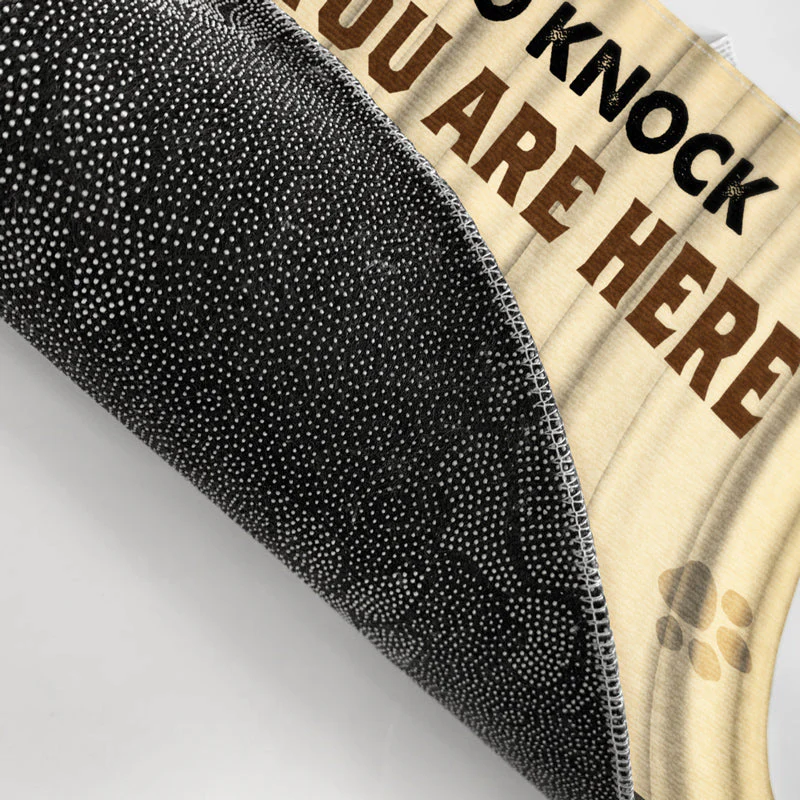 Dog Lovers No Need To Knock - Personalized Custom Doormat - Image 3