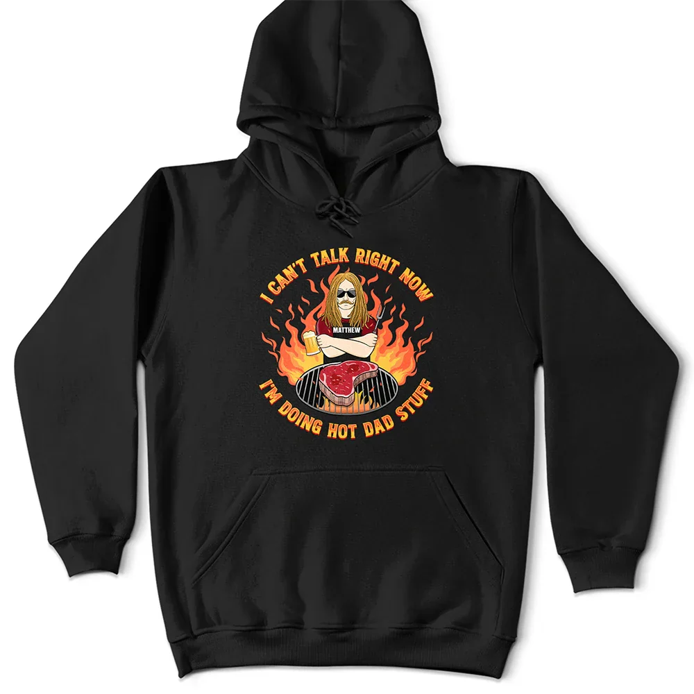 Doing Hot Dad Stuff - Personalized T Shirt - Image 4